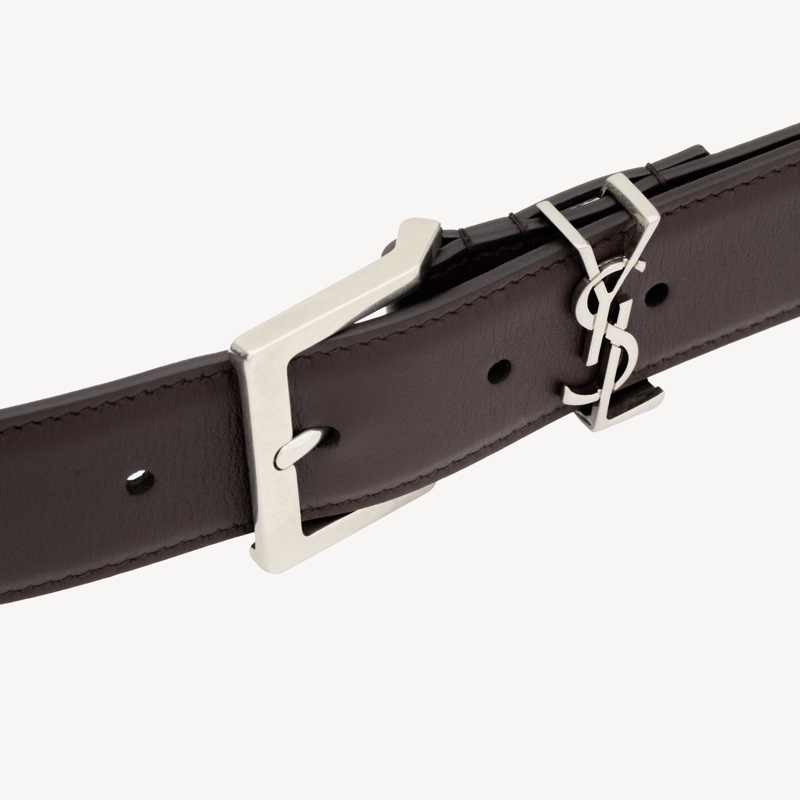 Saint Laurent 男士 CASSANDRE VADIM腰帶70 75 80 85 90 95 100 105碼3cm-4