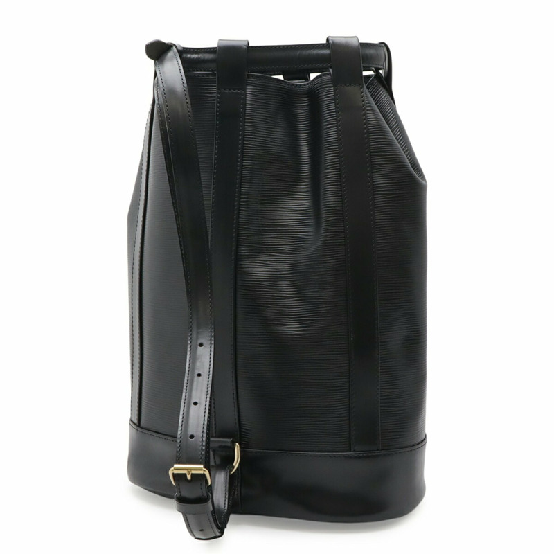 路易威登 Epi Randonne PM 黑色皮革單背包 (Noir) M52352-2