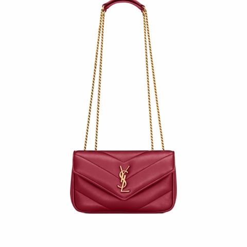 Saint Laurent 女士 LOULOU MINI 單肩包均碼碼MINI、20cm*5cm*12cm