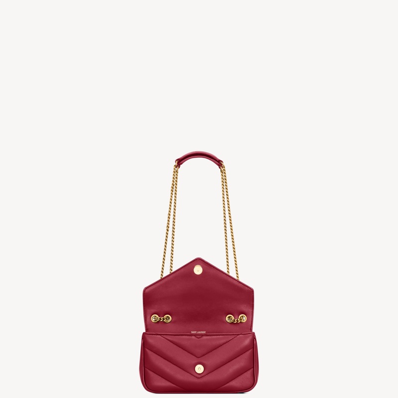 Saint Laurent 女士 LOULOU MINI 單肩包均碼碼MINI、20cm*5cm*12cm-3