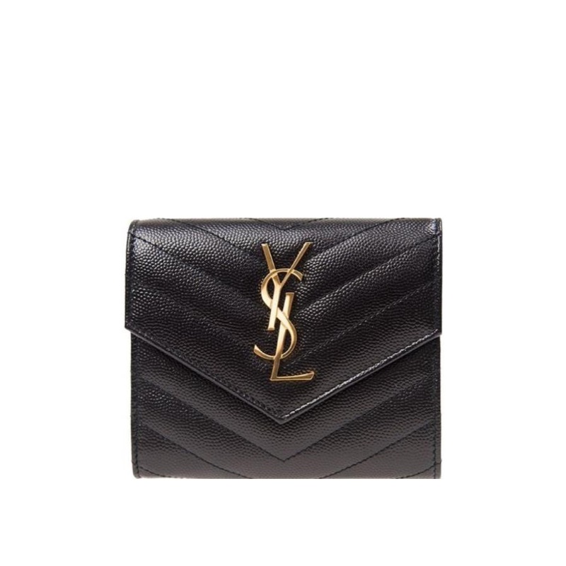 Saint Laurent 女士 折疊錢包均碼碼12.5cm*2.5cm*10cm-0