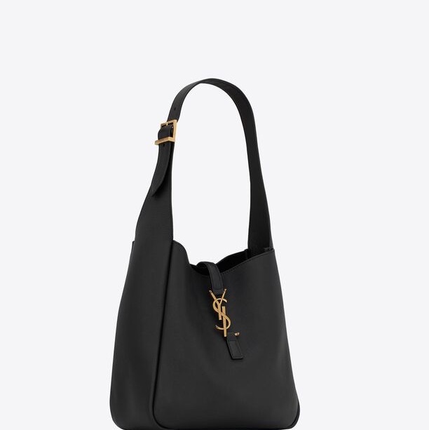 Saint Laurent 女士 小號 LE 5 À 7 柔軟小粒面皮革單肩包均碼碼小號、23cm*8.5cm*22cm-4