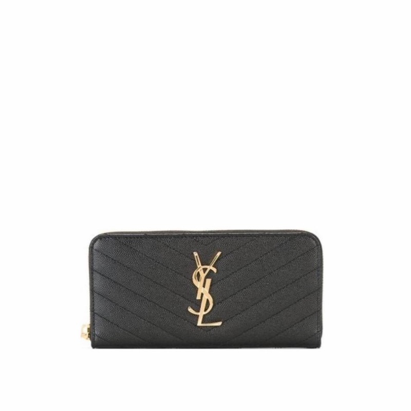 Saint Laurent 女士 Monogram拉鍊錢包均碼碼19cm*2cm*10cm-0