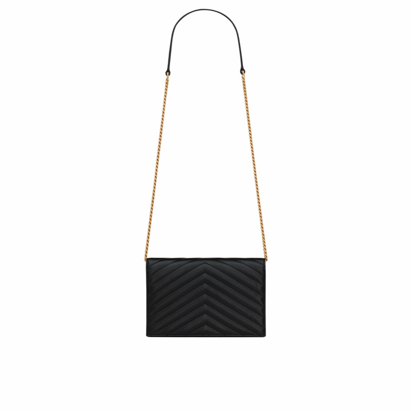Saint Laurent 女士 CASSANDRE 信封鏈條錢包均碼碼19cm*3.5cm*12.5cm-1