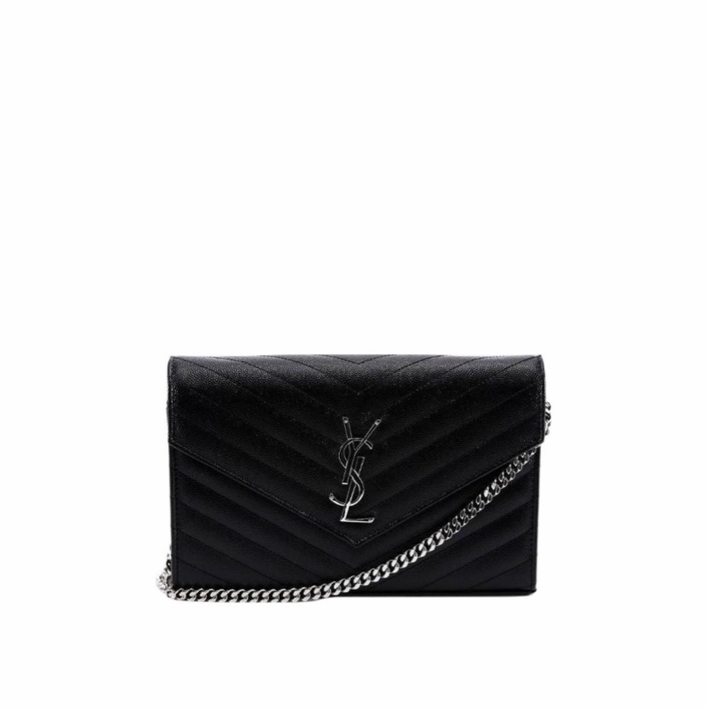 Saint Laurent 女士 CASSANDRE徽標鏈條單肩包均碼碼常規、22.5cm*4cm*14cm-0