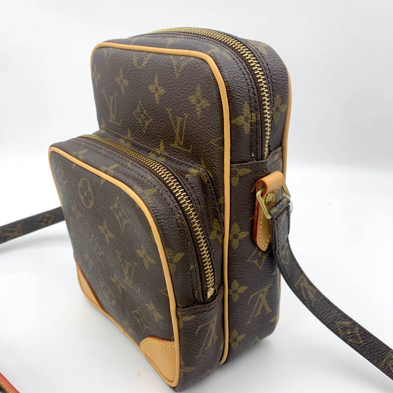 Louis Vuitton 老花雙層相機包，LV經典包，路易威登，麻將包，側背包，斜背包，二手真品，正品，現貨，免運-1