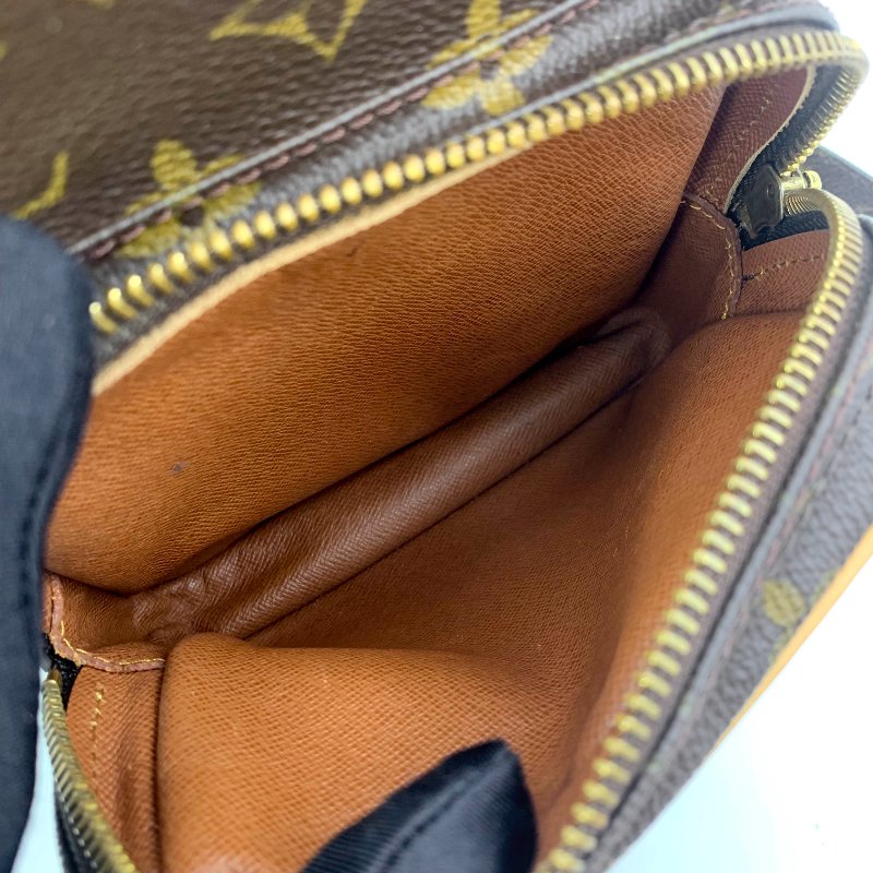 Louis Vuitton 老花雙層相機包，LV經典包，路易威登，麻將包，側背包，斜背包，二手真品，正品，現貨，免運-12