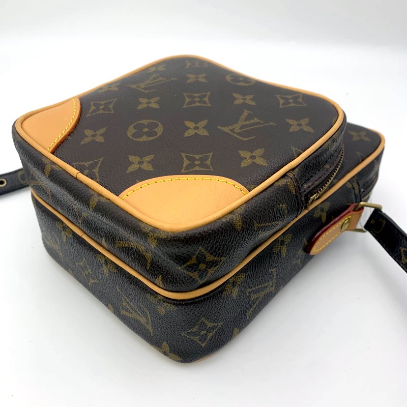 Louis Vuitton 老花雙層相機包，LV經典包，路易威登，麻將包，側背包，斜背包，二手真品，正品，現貨，免運-21