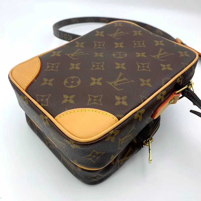 Louis Vuitton 老花雙層相機包，LV經典包，路易威登，麻將包，側背包，斜背包，二手真品，正品，現貨，免運-25