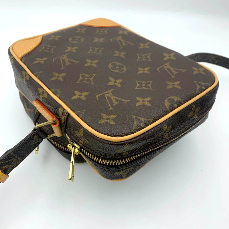 Louis Vuitton 老花雙層相機包，LV經典包，路易威登，麻將包，側背包，斜背包，二手真品，正品，現貨，免運-26