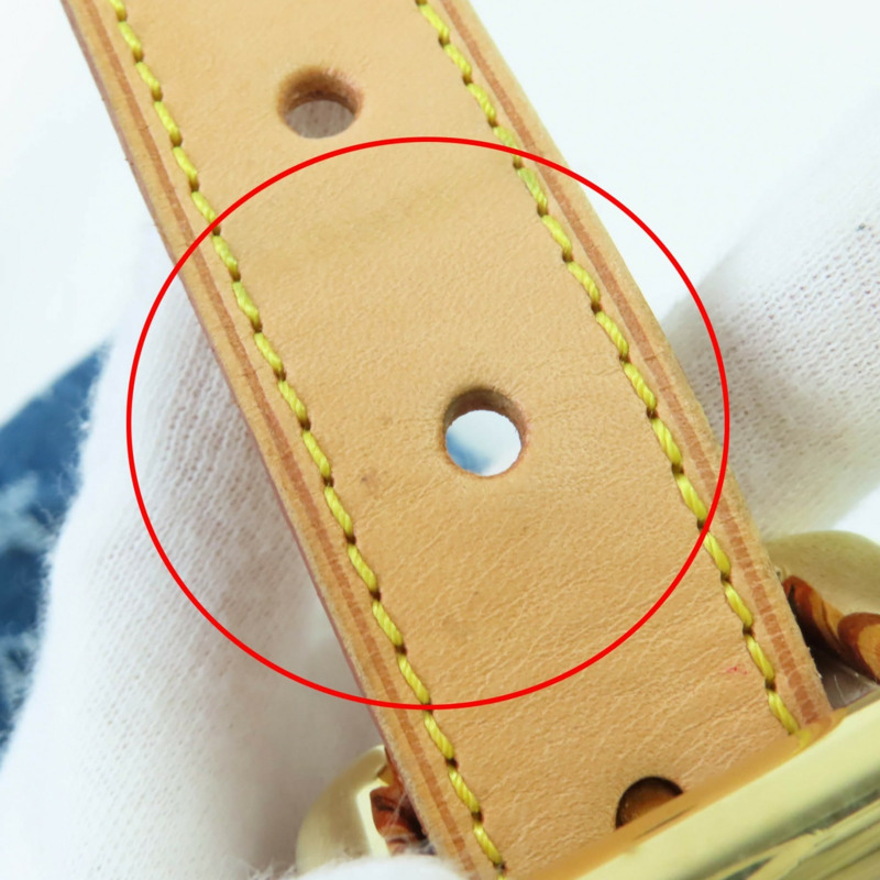 路易威登 M95049 Monogram Denim Baggy PM 手提包,藍色,附防塵袋,法國製造,女士款-12