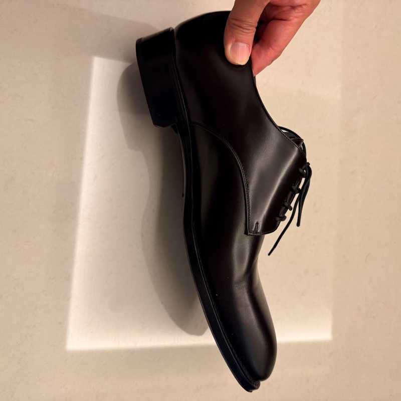 YSL Saint Laurent 男士小牛皮皮鞋-8