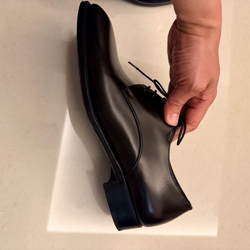 YSL Saint Laurent 男士小牛皮皮鞋-9