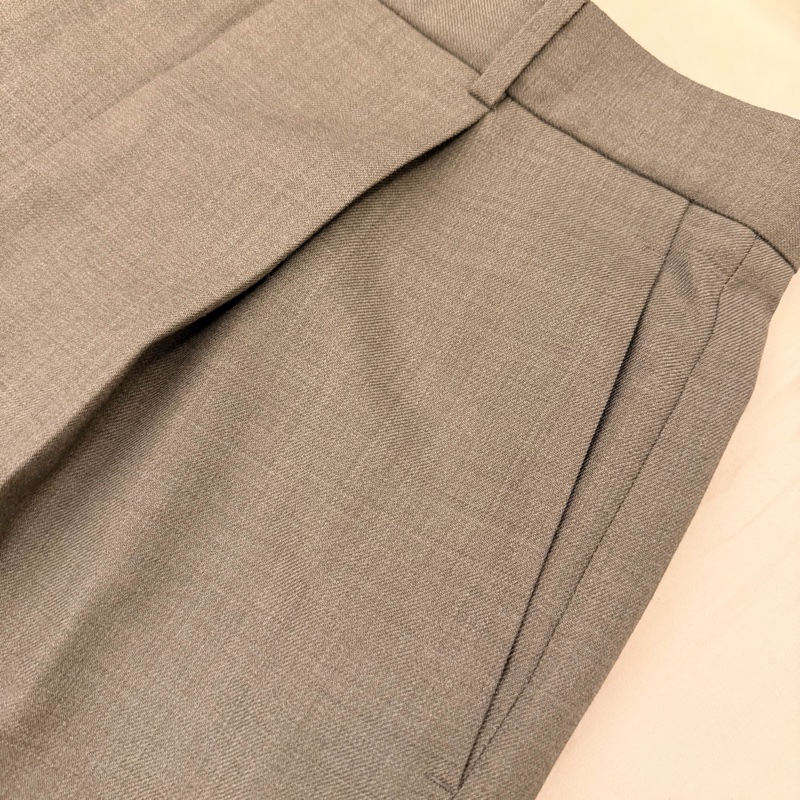 YSL saint laurent 羊毛西裝長褲-2