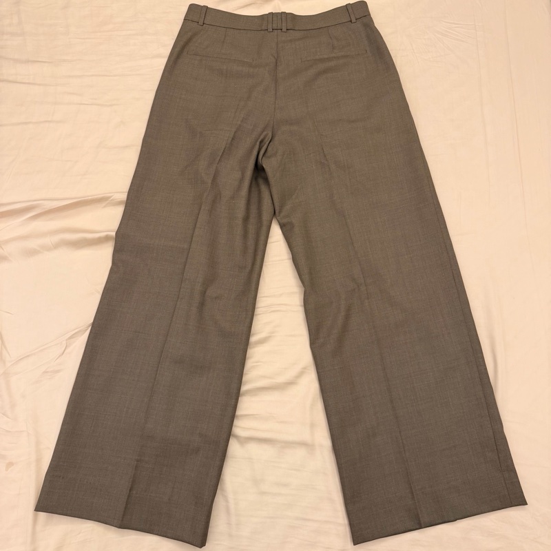 YSL saint laurent 羊毛西裝長褲-3