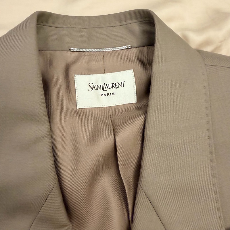 YSL Saint Laurent 山羊絨西裝外套-4
