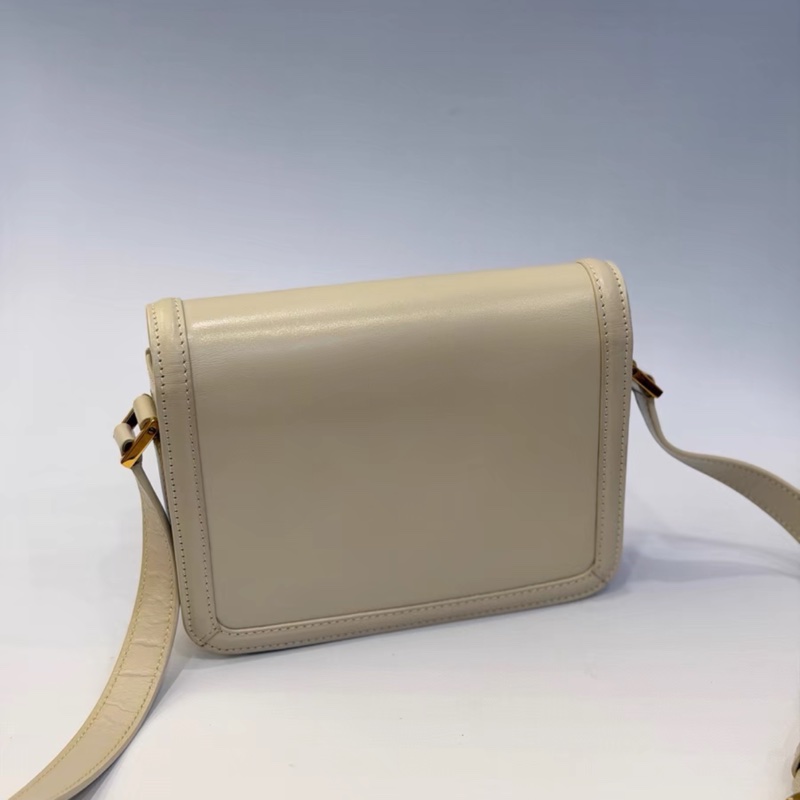 YSL 白金光面牛皮豆腐包小號 Solferino-3