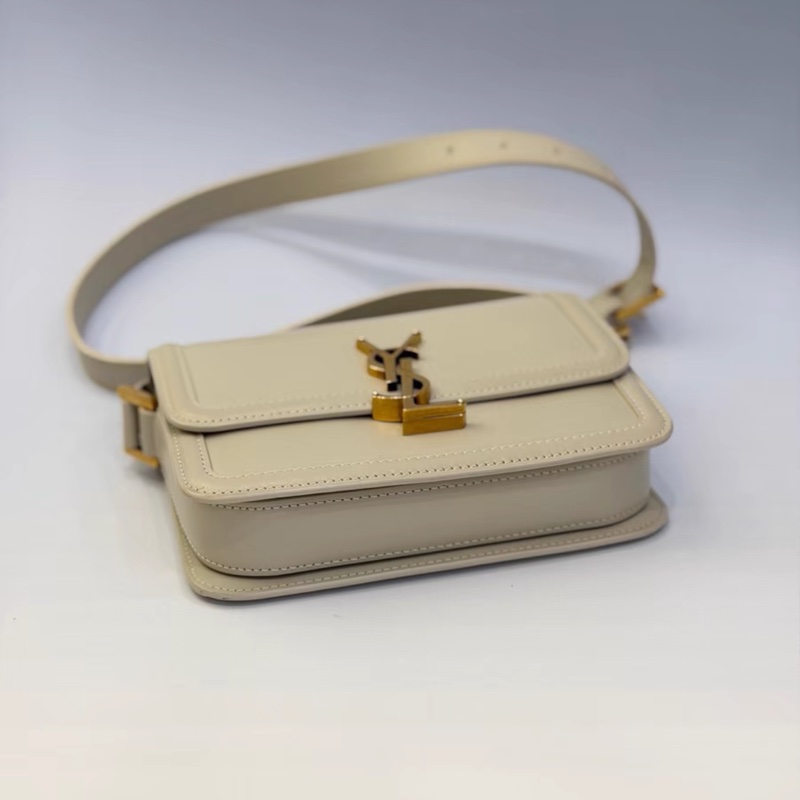 YSL 白金光面牛皮豆腐包小號 Solferino-4