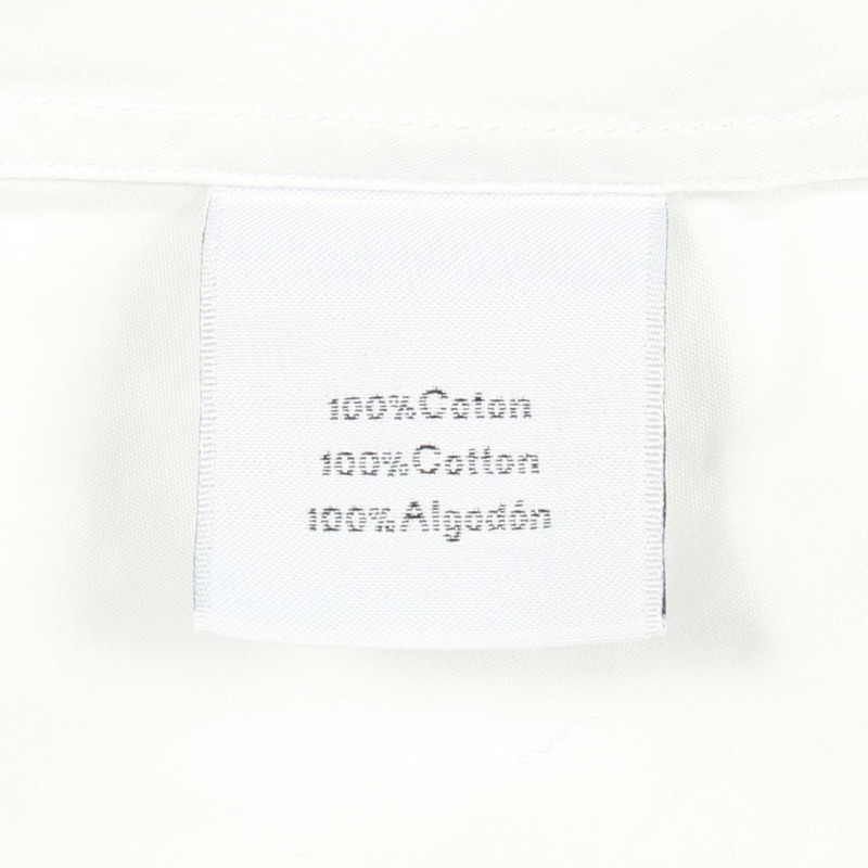 愛馬仕 Serie 羈扣襯衫上衣 #40 15 3/4 純棉 白色 二手 男款-3