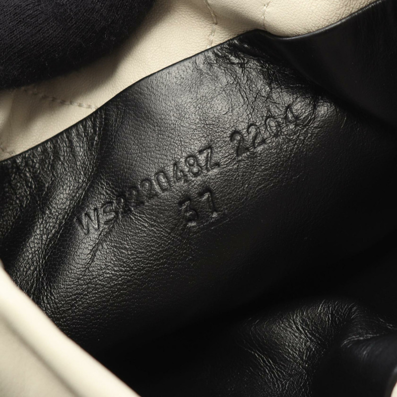 愛馬仕 Fuji 女款白色真皮靴,二手,尺寸 37-5