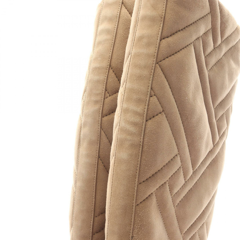 愛馬仕 Fjord 皮革 Exlibris 靴子，米色麂皮，二手女款 #35-7