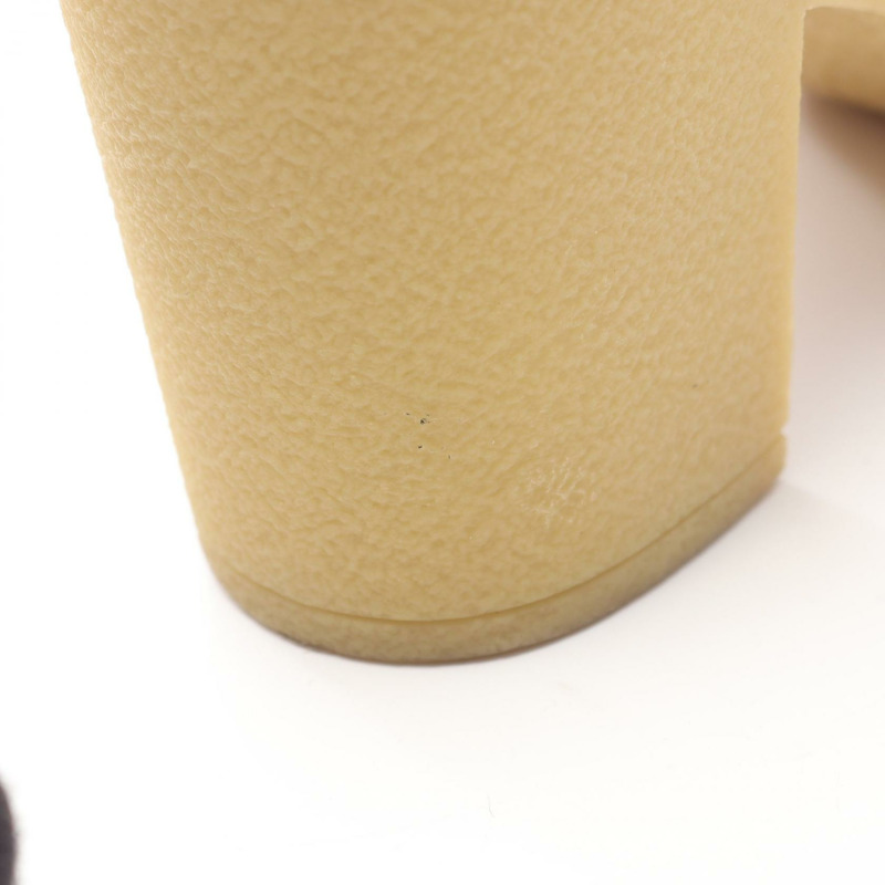 愛馬仕 Fjord 皮革 Exlibris 靴子，米色麂皮，二手女款 #35-8