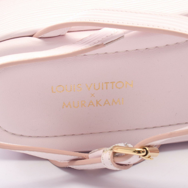 路易威登 LV × TM MAYA 涼鞋,粉紅真皮,二手女款,#35.5-3