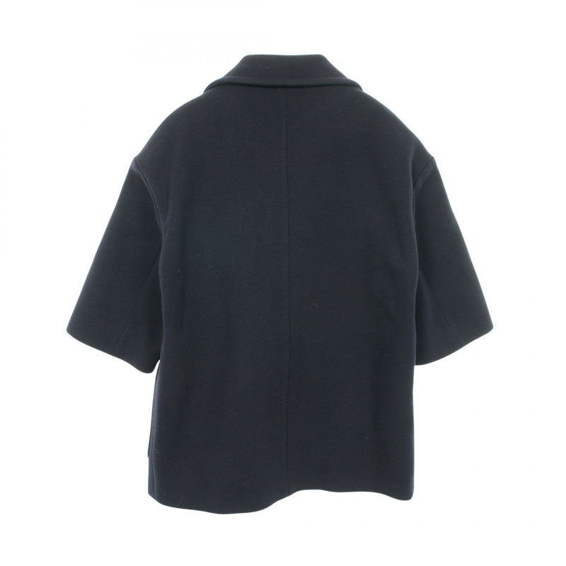 CELINE 其他羊毛大衣海軍藍二手女裝-1