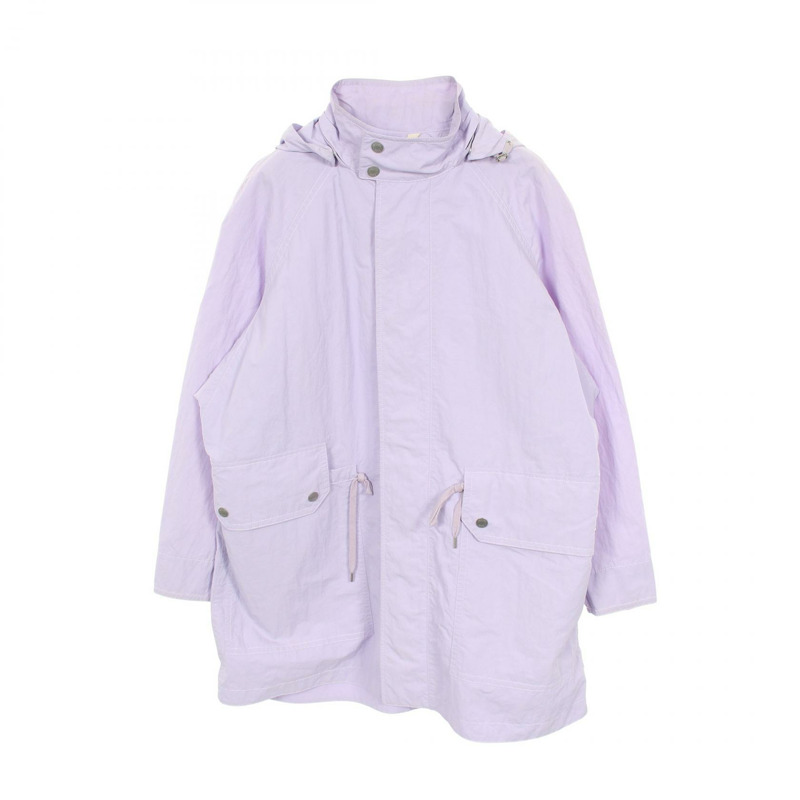 愛馬仕抽繩連帽外套，其他款式，尼龍材質，紫色，二手男士-0