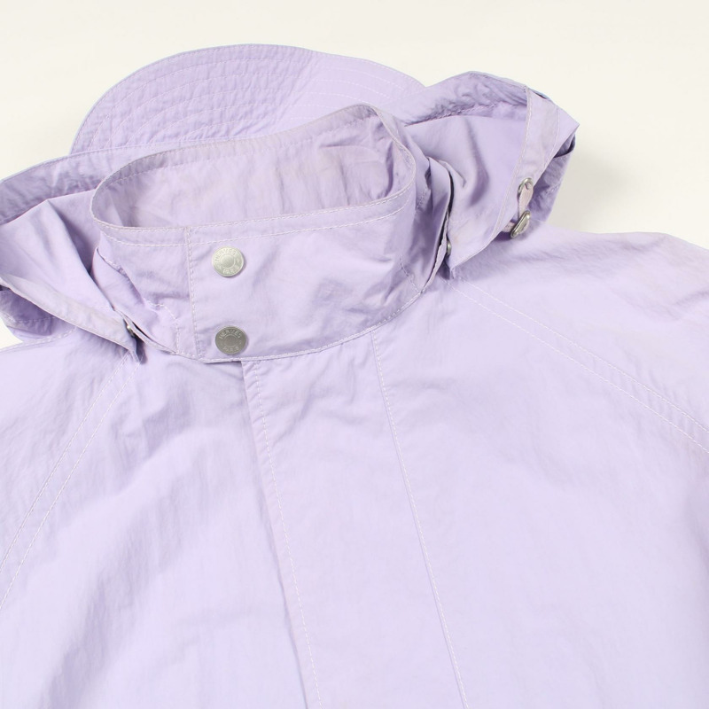 愛馬仕抽繩連帽外套，其他款式，尼龍材質，紫色，二手男士-9