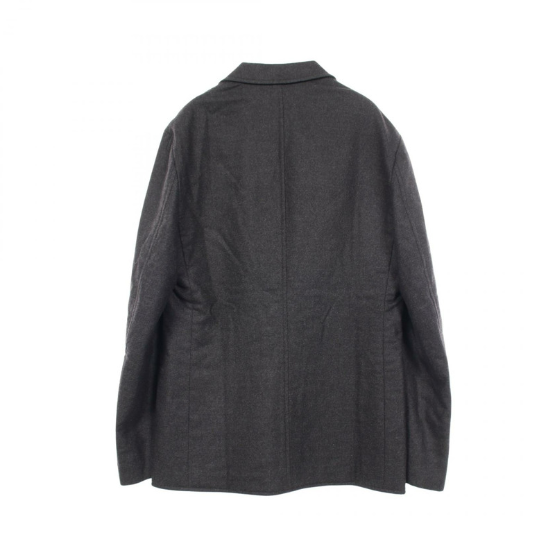 愛馬仕其他款式男士灰色羊絨夾克-1
