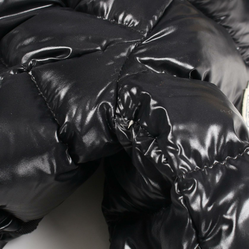 MONCLER ARMOISE 羽絨外套 ARMOISE 尼龍黑色 二手 女款-11