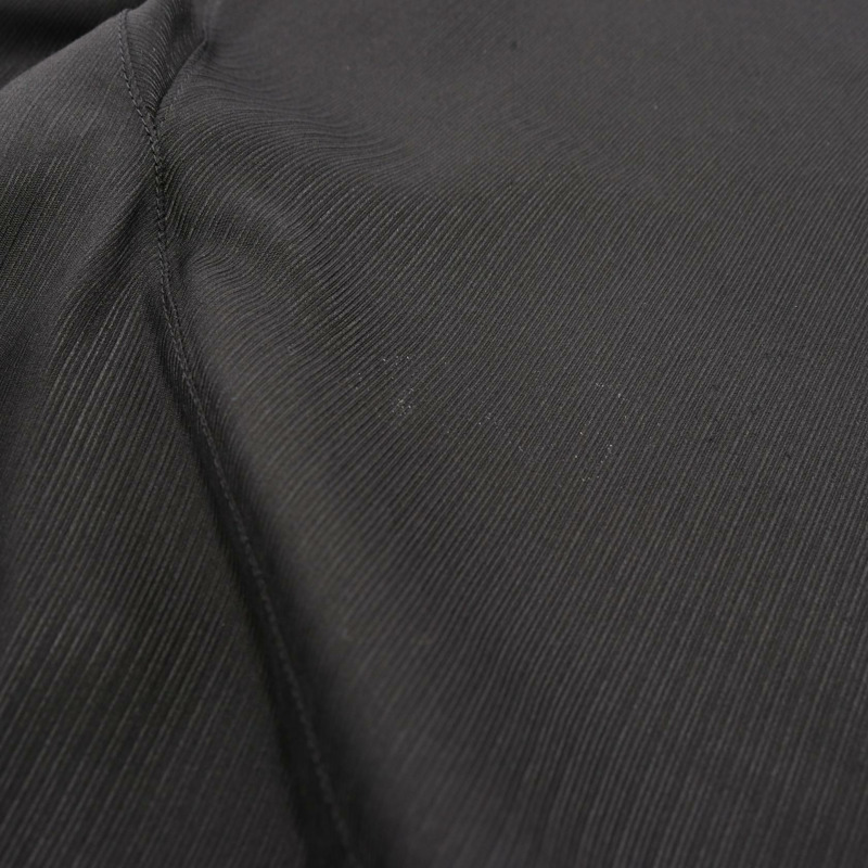 愛馬仕 Lavalliere 領口連身裙 #40 無袖束腰絲黑色二手女裝-4