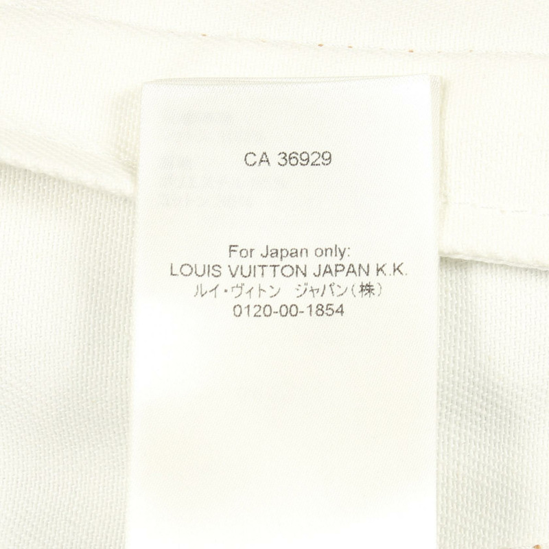 路易威登 LV 噴漆牛仔夾克 短款 #46 棉質 白色 綠色 二手 男款-3