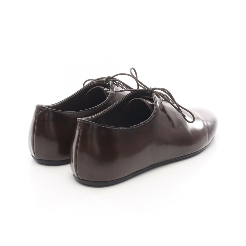 PRADA 男士繫帶皮鞋 2EG448 棕色 二手-1