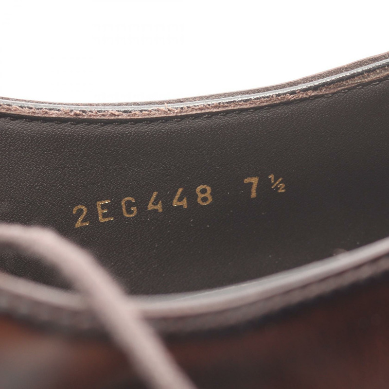 PRADA 男士繫帶皮鞋 2EG448 棕色 二手-6