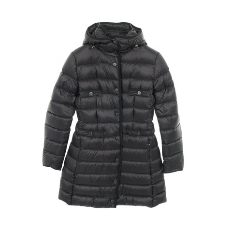 MONCLER HIRMA 羽絨衣外套連帽衫 #0 尼龍黑色二手女款