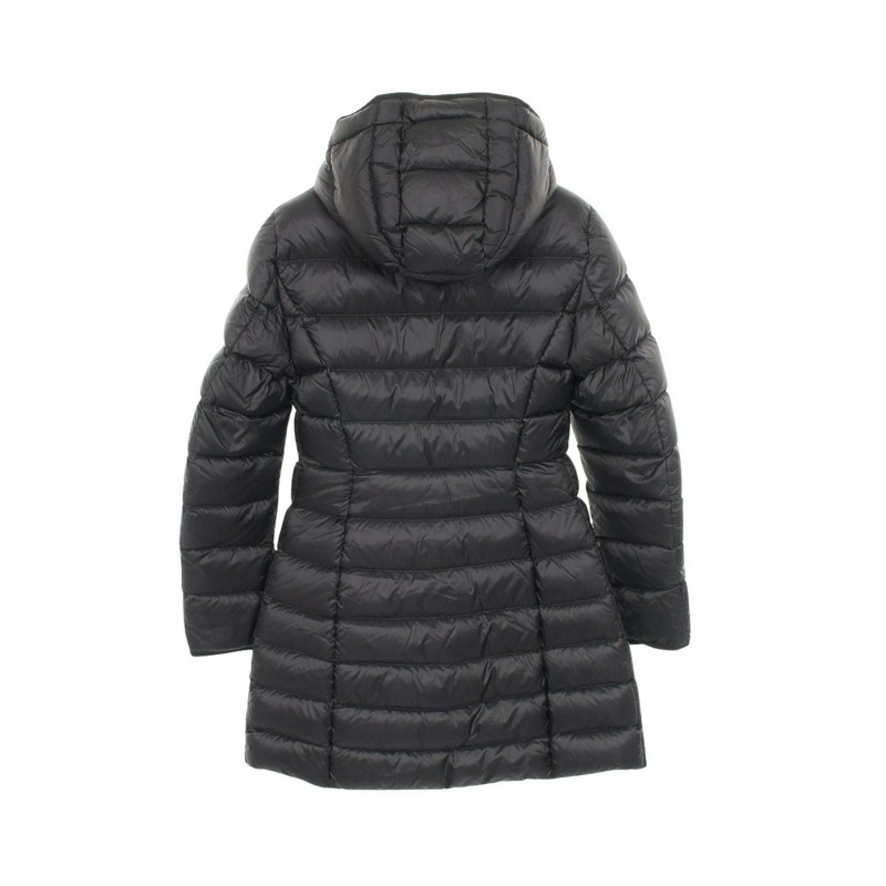 MONCLER HIRMA 羽絨衣外套連帽衫 #0 尼龍黑色二手女款-1