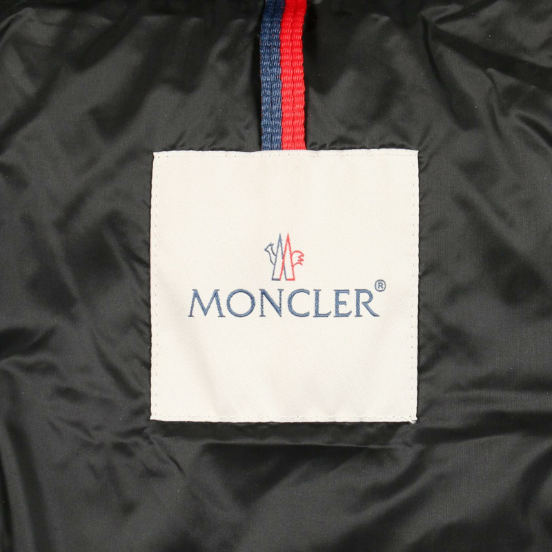 MONCLER HIRMA 羽絨衣外套連帽衫 #0 尼龍黑色二手女款-2