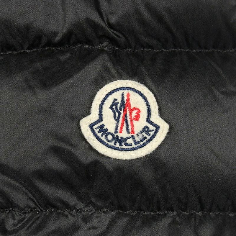 MONCLER HIRMA 羽絨衣外套連帽衫 #0 尼龍黑色二手女款-5