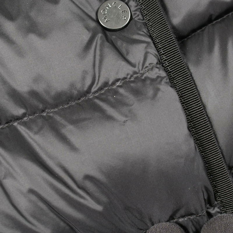 MONCLER HIRMA 羽絨衣外套連帽衫 #0 尼龍黑色二手女款-8