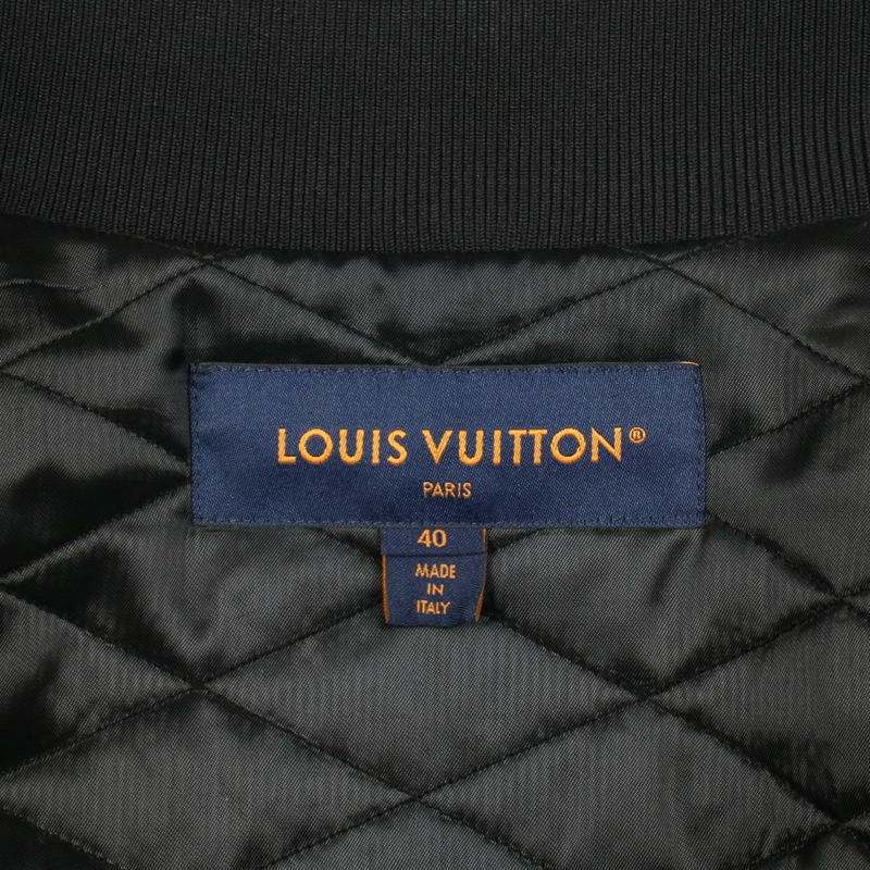 路易威登 Monogram Teddy Blouson RW241WW GP1 FQJA12 羊毛黑 #40 二手女款-2