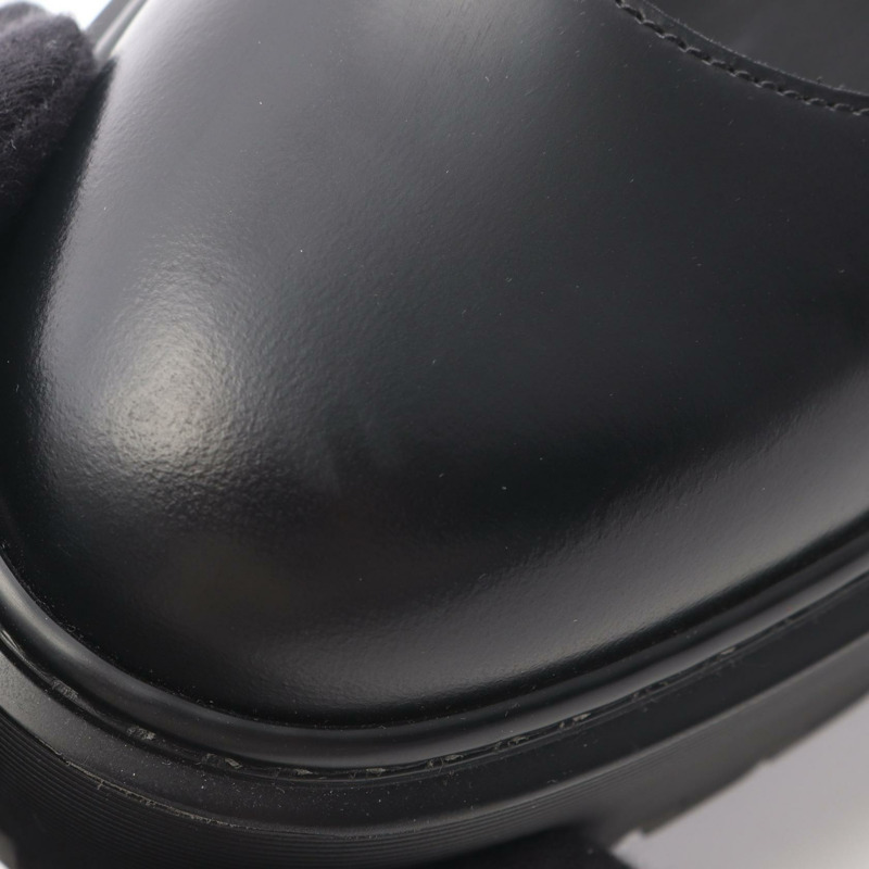 愛馬仕黑色真皮女款皮鞋(二手)-7