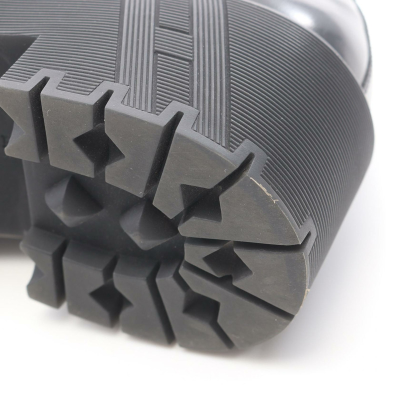 愛馬仕黑色真皮女款皮鞋(二手)-9