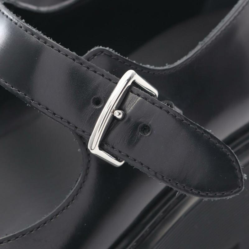 愛馬仕黑色真皮女款皮鞋(二手)-10