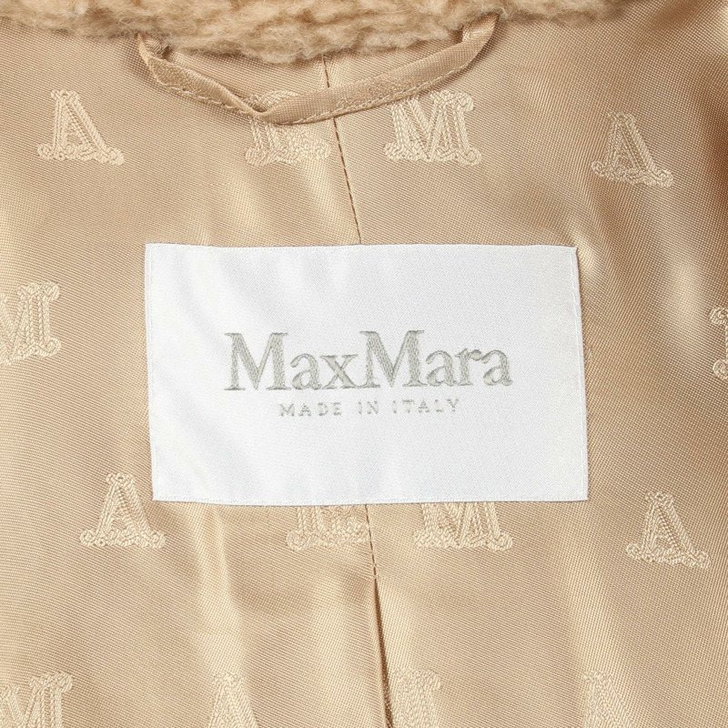MAX MARA TEDDY 泰迪熊圖案 其他外套 駝色 米色 二手 女款-2