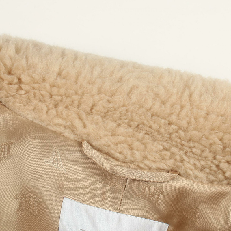 MAX MARA TEDDY 泰迪熊圖案 其他外套 駝色 米色 二手 女款-6