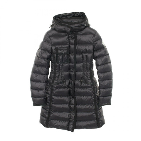 MONCLER HERMINE 羽絨外套 #00 連帽外套 尼龍 黑色 二手 女款