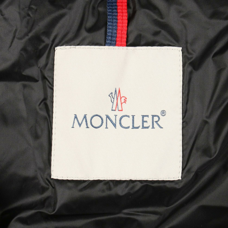 MONCLER HERMINE 羽絨外套 #00 連帽外套 尼龍 黑色 二手 女款-2