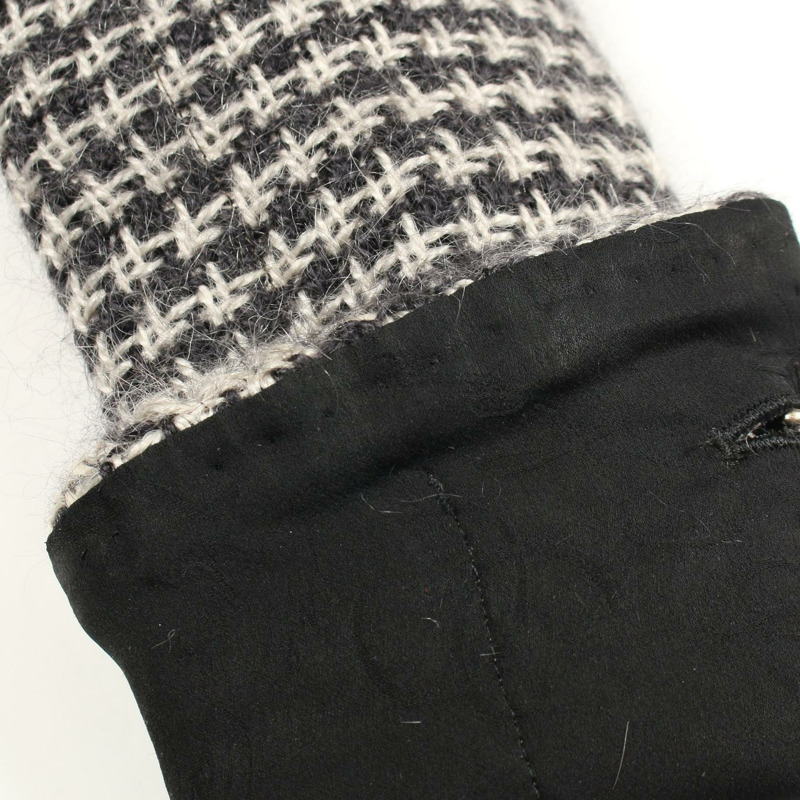 香奈兒 COCO 標誌紐扣斜紋軟呢外套,莫赫亞海軍藍/白色,二手女款-4